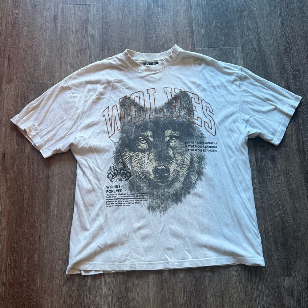 Darc Sport “Rather Die Standing” White Wolves Tee